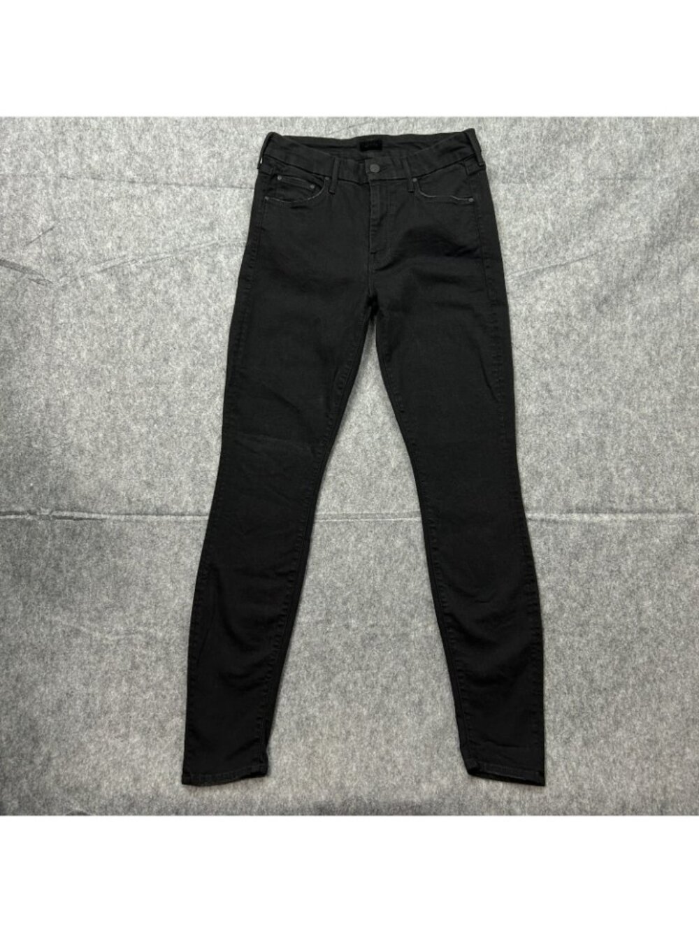 Mother The Looker Skinny Jeans Women's Size 28 Not Guilty Black Wash Denim - Picture 2 of 15